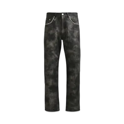 BREATH Shine Studs 5 Pocket Pants "Black"