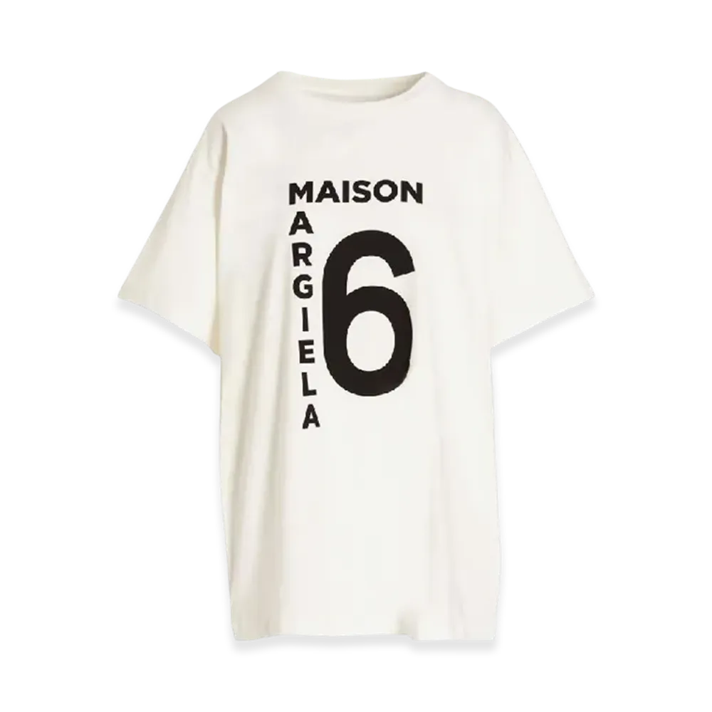 MM6 Maison Margiela Women's Logo T-Shirt "White"