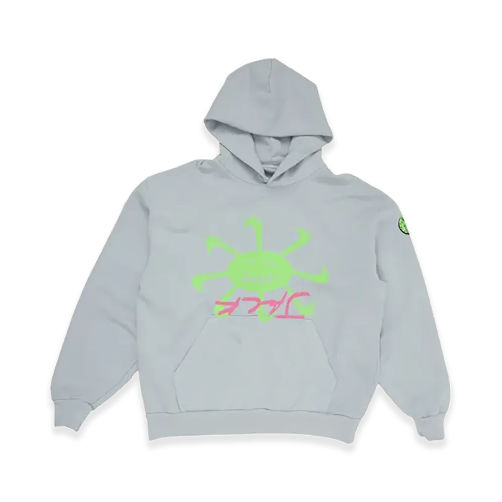 Travis Scott Cactus Jack x Nike Smiley Glow In The Dark Hoodie "Gray"