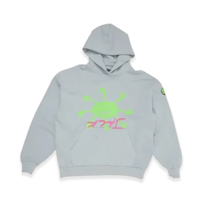 Travis Scott Cactus Jack x Nike Smiley Glow In The Dark Hoodie "Gray"