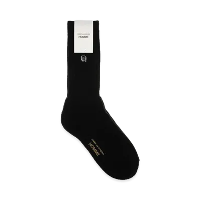 COMME des GARCONS HOMME Cotton-Blend Pile Socks "Black"
