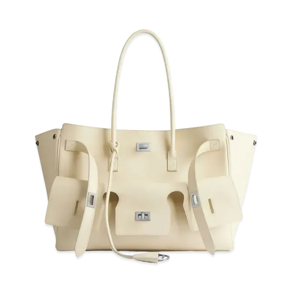 BALENCIAGA Bel Air Medium Carry All Bag "Soya"