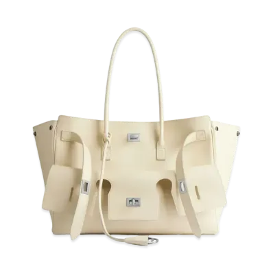 BALENCIAGA Bel Air Medium Carry All Bag "Soya"