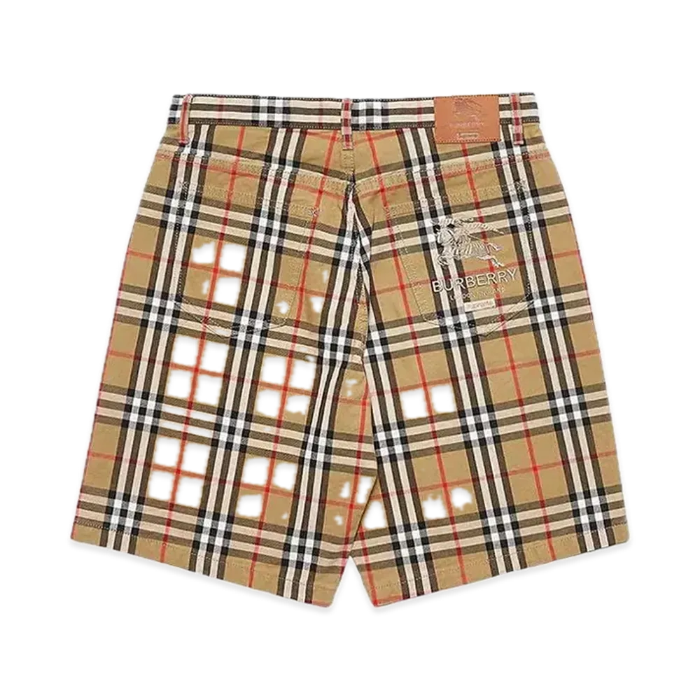 Supreme x Burberry Denim Short "Beige"