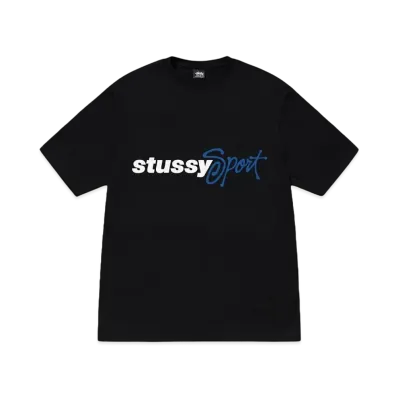 Stussy Sport Script Tee "Black"
