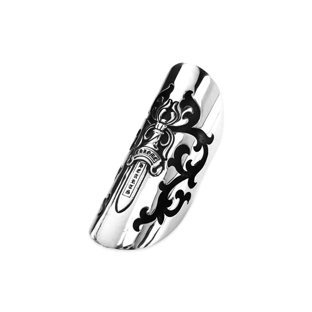 Chrome Hearts Cannoli Dagger Ring "Silver"
