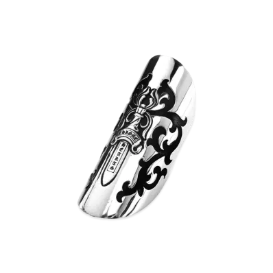 Chrome Hearts Cannoli Dagger Ring "Silver"