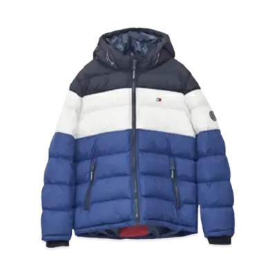 TOMMY HILFIGER Classic Hoodie Puffer Jacket "Multi"