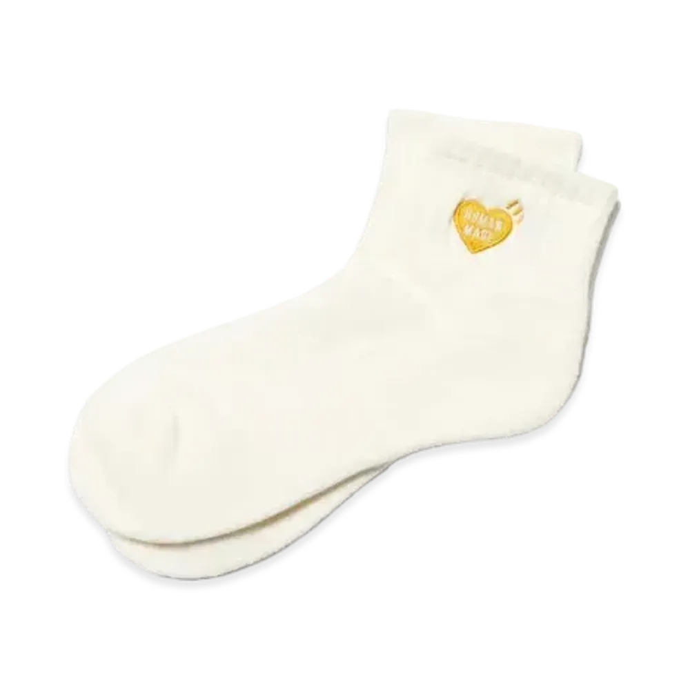 HUMAN MADE Short Pile Socks "White"