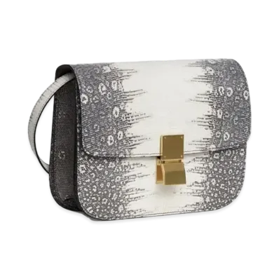 CELINE Medium Classic Bag in Lizard "Natural"