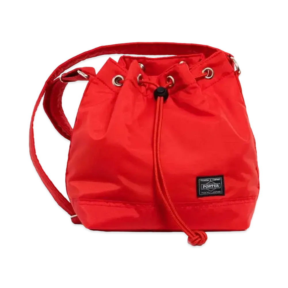 PORTER x Comme des Garçons Kinnchaku Bag "Red"