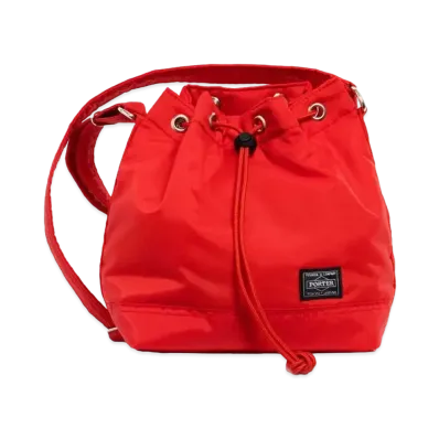 PORTER x Comme des Garçons Kinnchaku Bag "Red"