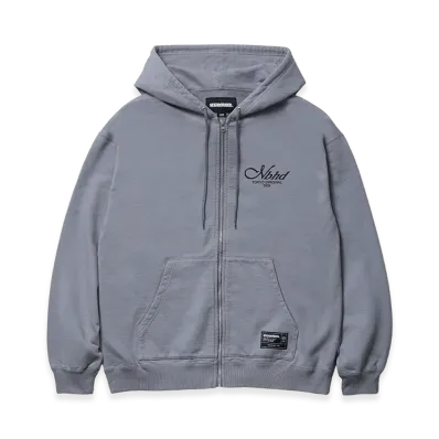 NEIGHBORHOOD Staple Sweat Zip Hoodie LS "Gray"