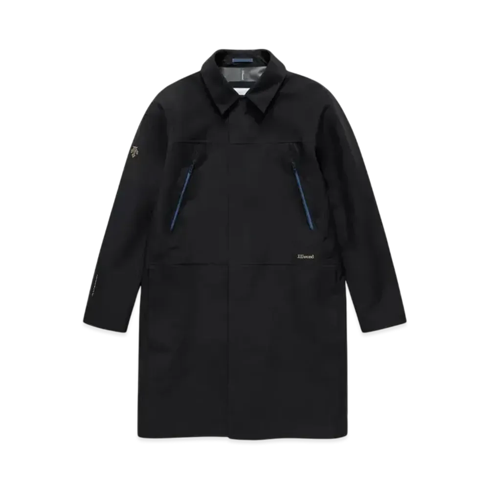 JJJJound x DESCENTE ALLTERRAIN II Hardshell Long Coat "Black"