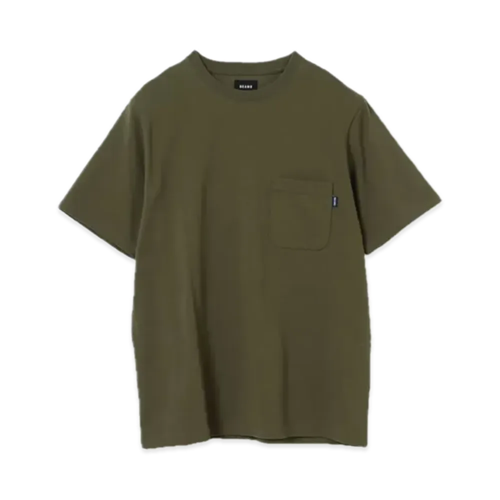 BEAMS Heavyweight Pocket T-Shirt "Olive"