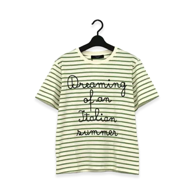 Weekend Max Mara Women's T-Shirt "Ivory/Green"