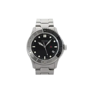 GUCCI G-Timeless Sports "Black/Stainless Steel"
