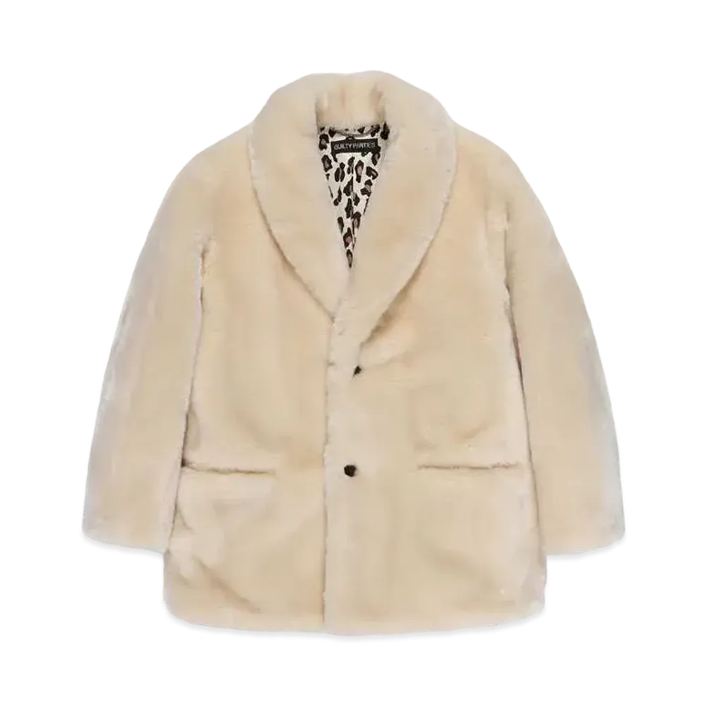 WACKO MARIA FUR COAT 裏地無地 "White"