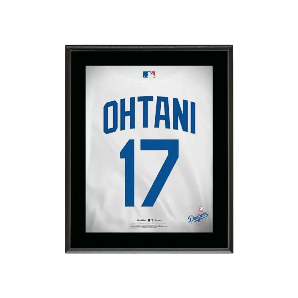 MLB x Nike Shohei Ohtani Los Angeles Dodgers Fanatics Authentic 10.5" X 13" Jersey Number Sublimated Player Plaque "White"