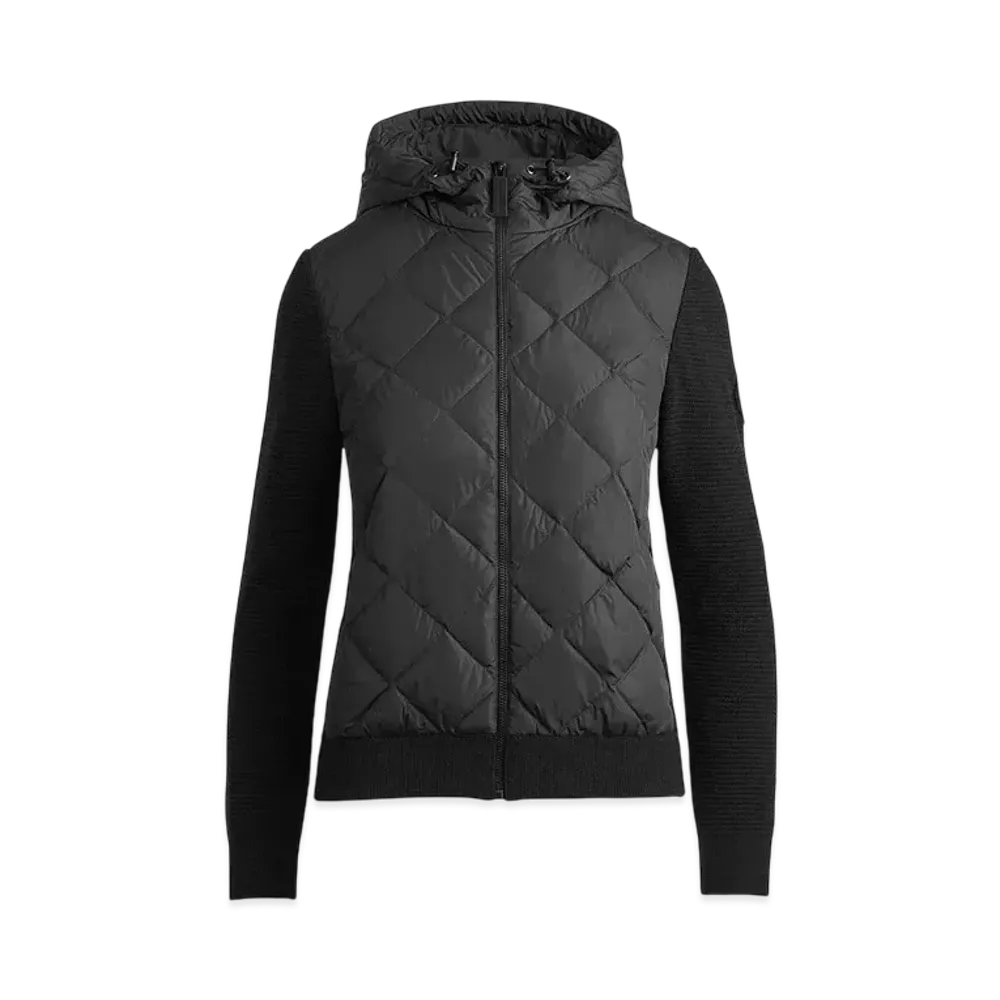 CANADA GOOSE HyBridge Quilted Knit Hoody Black Label "Black"