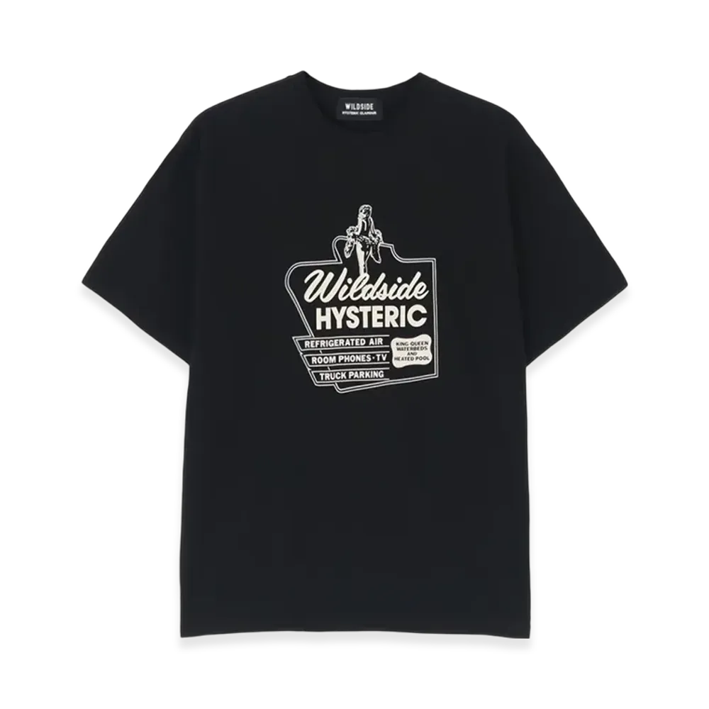 HYSTERIC GLAMOUR x Wildside Motel T-shirt "Black"