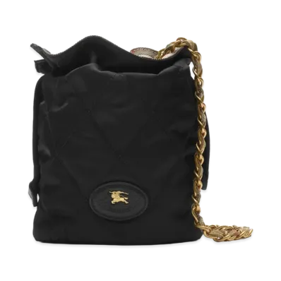 Burberry Women's Horseshoe Chain Pouch "Black"