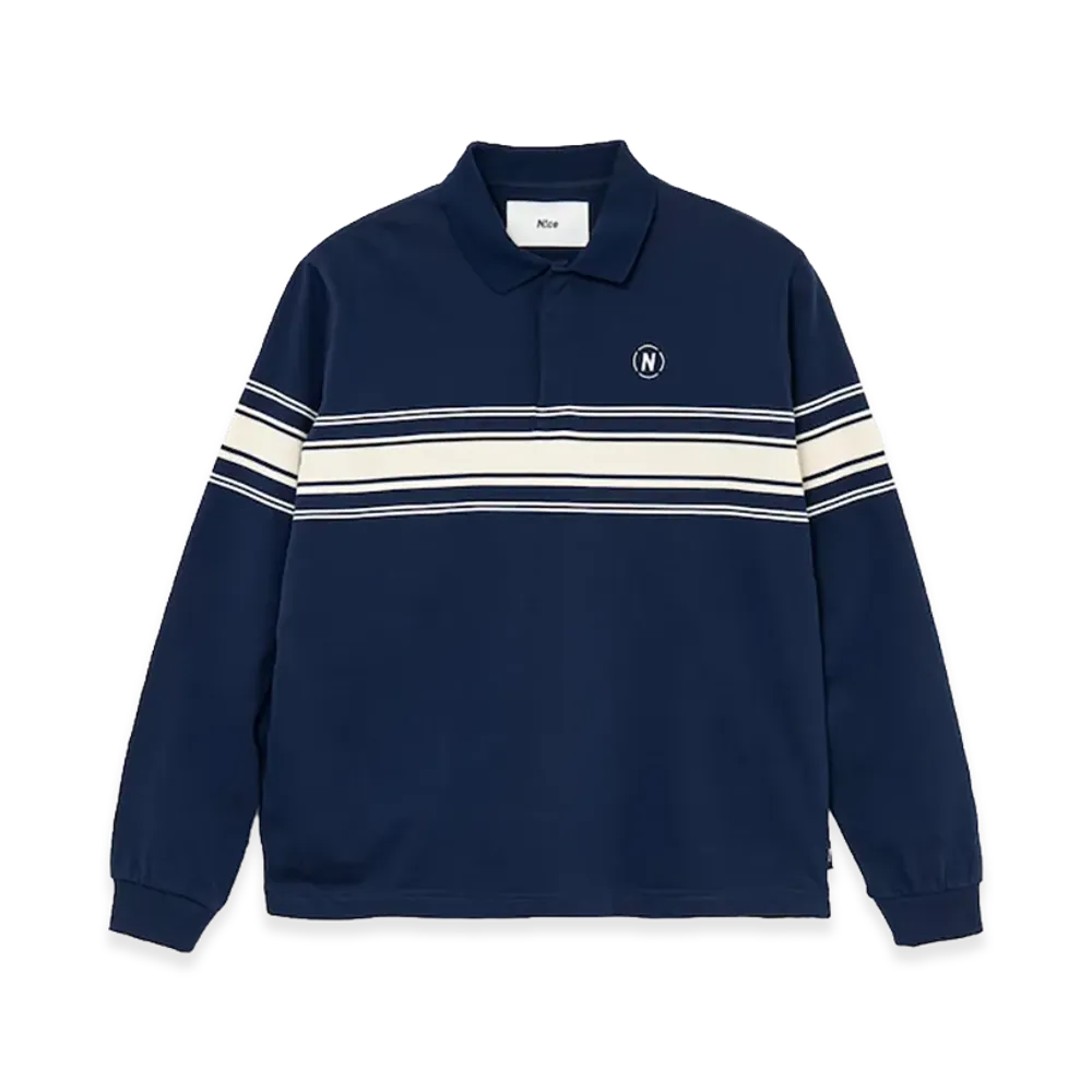 N!ce Rugby Shirt "Navy"