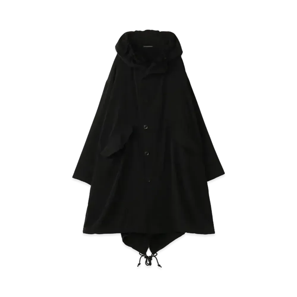 Yohji Yamamoto Y's DECYNE FISHTAILED PARKA "Black"