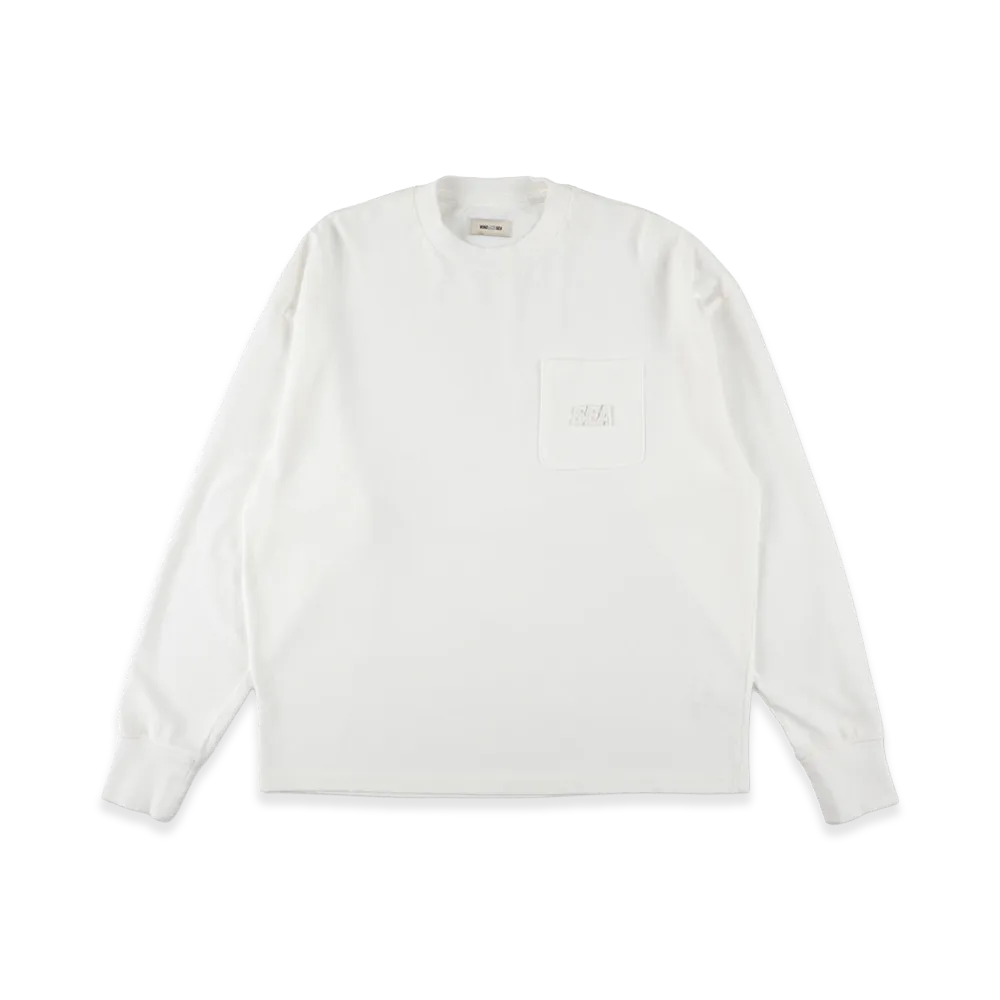 WIND AND SEA Cozy Cloud L/S Tee "White"
