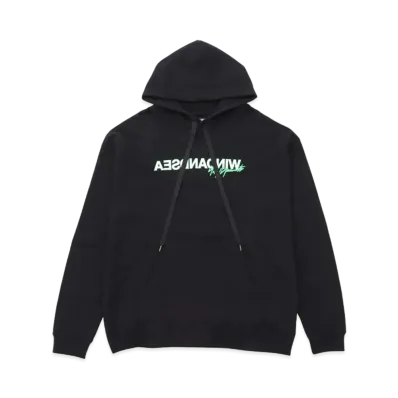 WIND AND SEA x WILDSIDE YOHJI YAMAMOTO Reverse Logo Hoodie "Black"