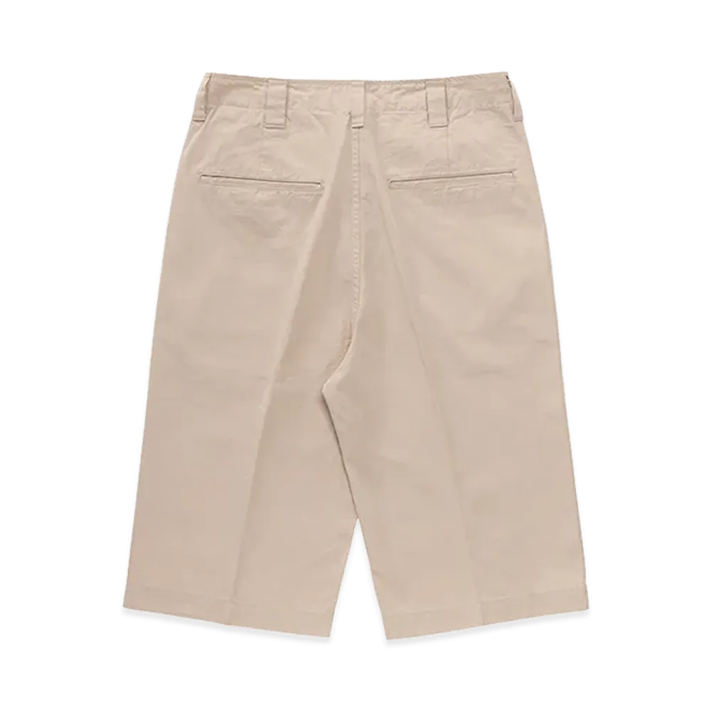 visvim Wide Chino Shorts "Ivory"