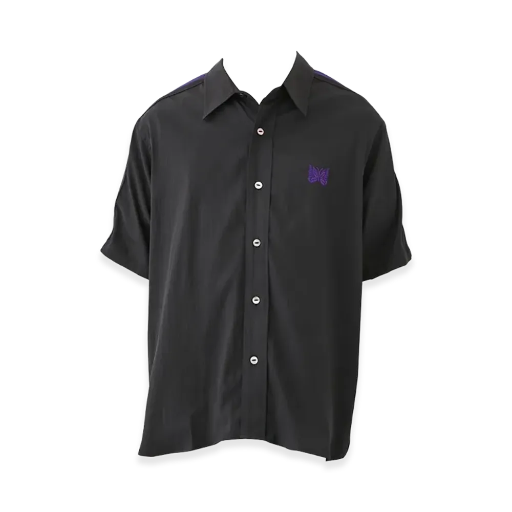 NEEDLES Track Tape S/S Shirt "Black"