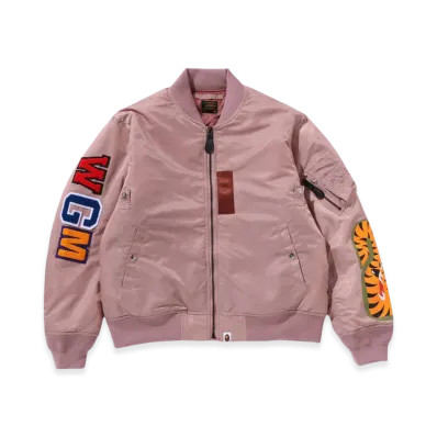 A BATHING APE Shark Ma-1 "Pink"