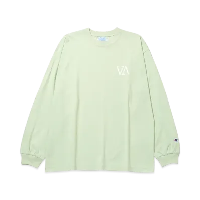 V.A. x Champion LS Tee #1 "Light Green"