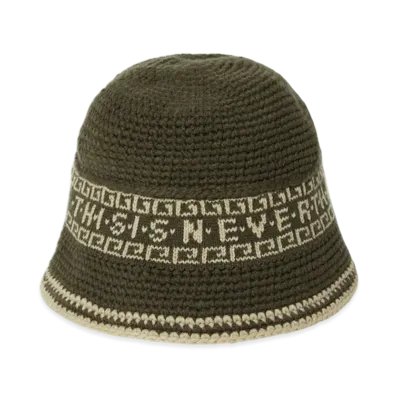 thisisneverthat Crochet Bucket Hat "Olive"