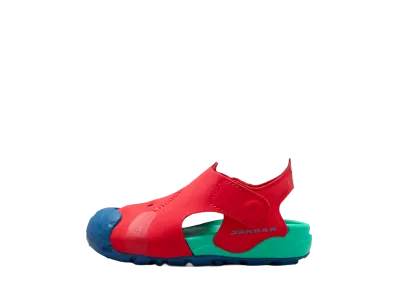 Nike TD Jordan OTDR Sandals "University Red/Kinetic Green"