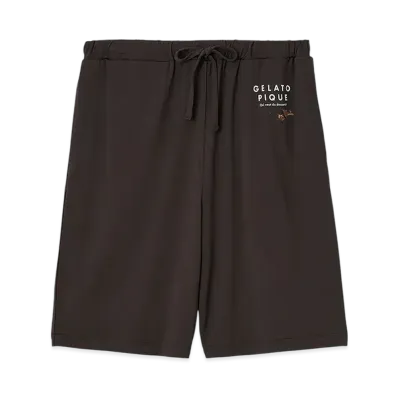GELATO PIQUE Homme Cool Touch Sensation Cool Rayon Logo Shorts "Charcoal Gray"