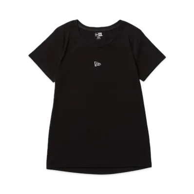 NEW ERA Performance Apparel Women's Short Sleeve Tech Mid-Length T-Shirt "Black"