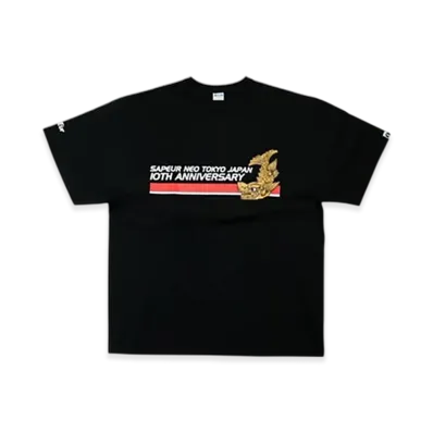 SAPEur 10TH Anniversary Tee S/S Tee "Black"