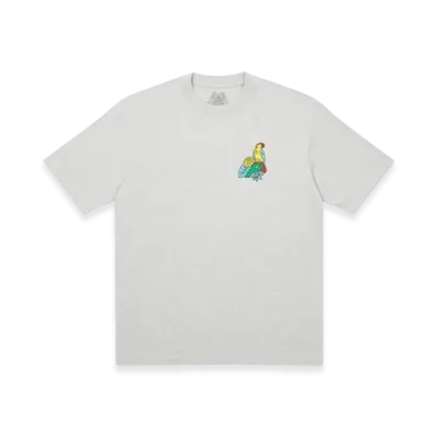 PALACE Parrot Palace-3 T-Shirt "Grey Marl"
