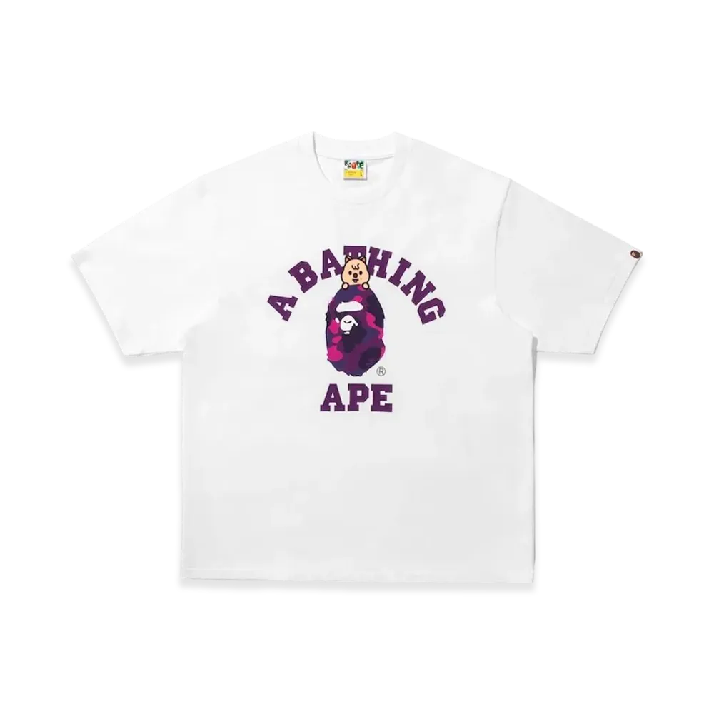 A BATHING APE x Stray Kids College Tee Han "White"