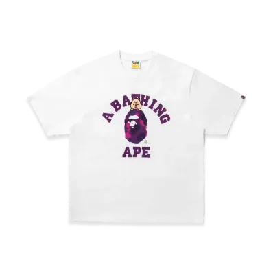 A BATHING APE x Stray Kids College Tee Han "White"