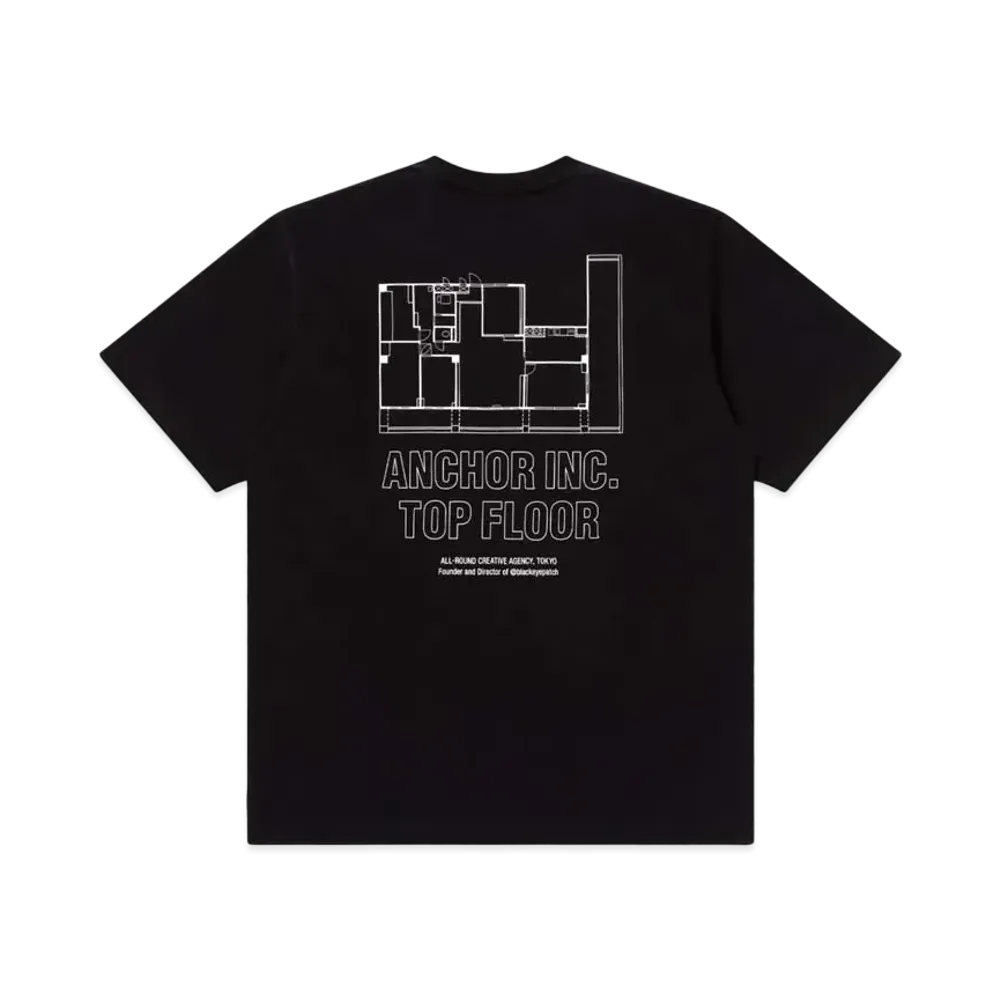 Mercedes Anchor Inc. TOP FLOOR Tee "Black"