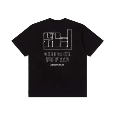Mercedes Anchor Inc. TOP FLOOR Tee "Black"
