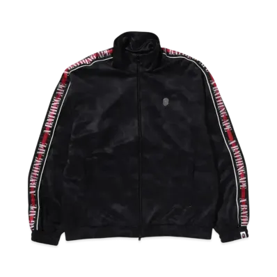 A BATHING APE Solid Camo One Point Track Jacket "Black"