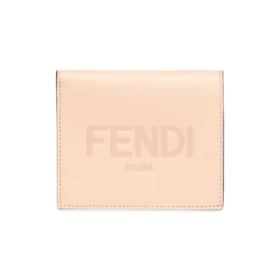 FENDI Small Leather Wallet "Pink"