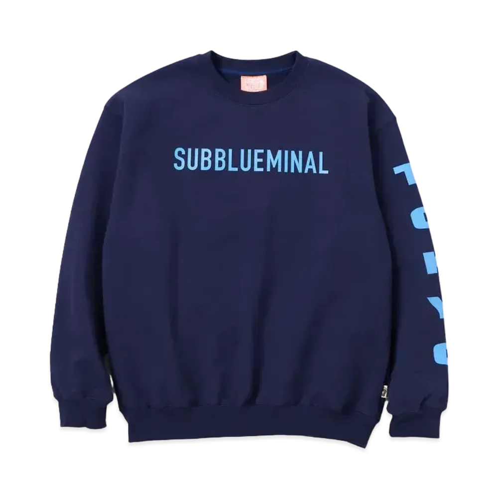NEIGHBORHOOD x SUBBLUEMINALTOKYO . Sweatshirt LS "Navy"