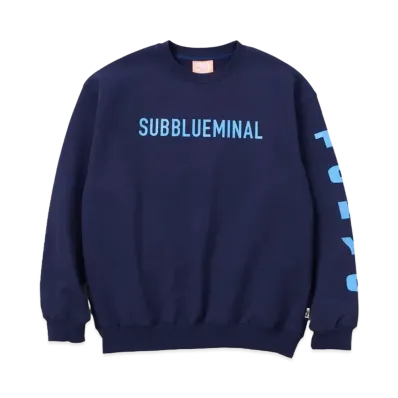 NEIGHBORHOOD x SUBBLUEMINALTOKYO . Sweatshirt LS "Navy"