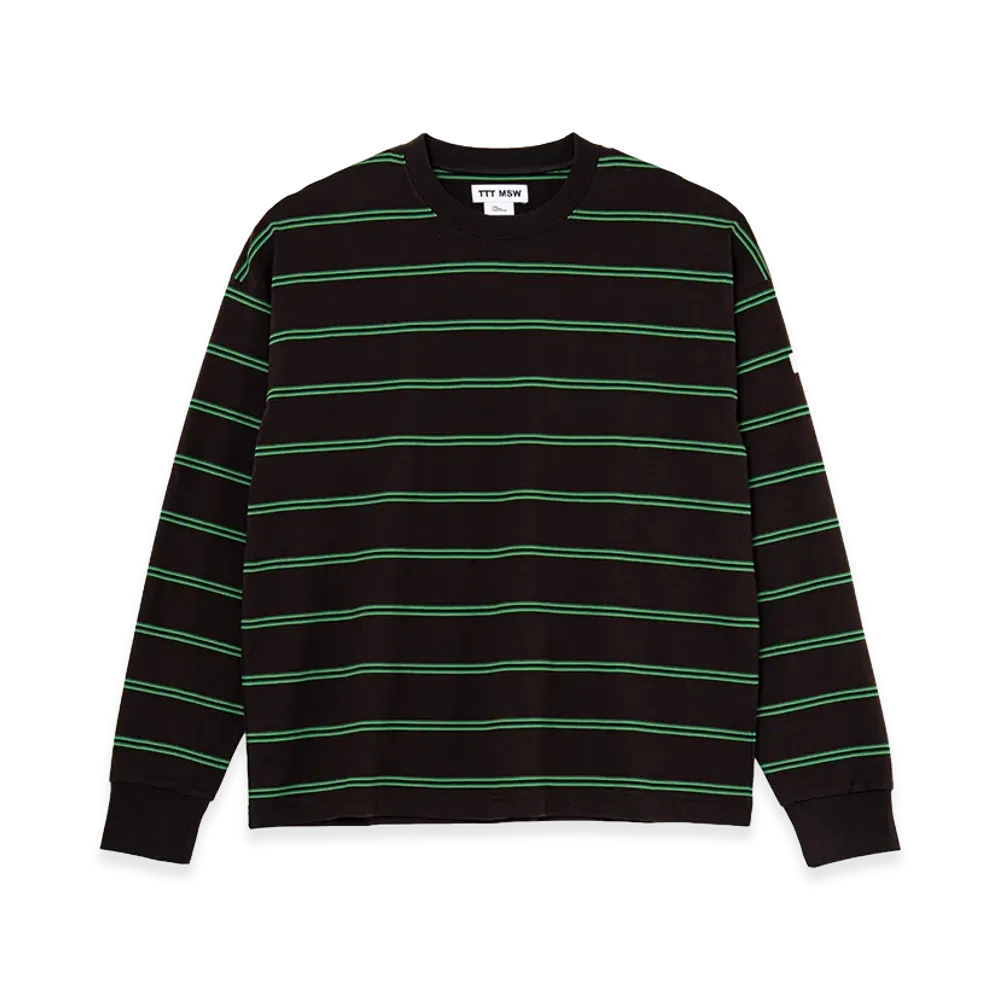 TTTMSW Border Long Sleeve Tee "Brown"