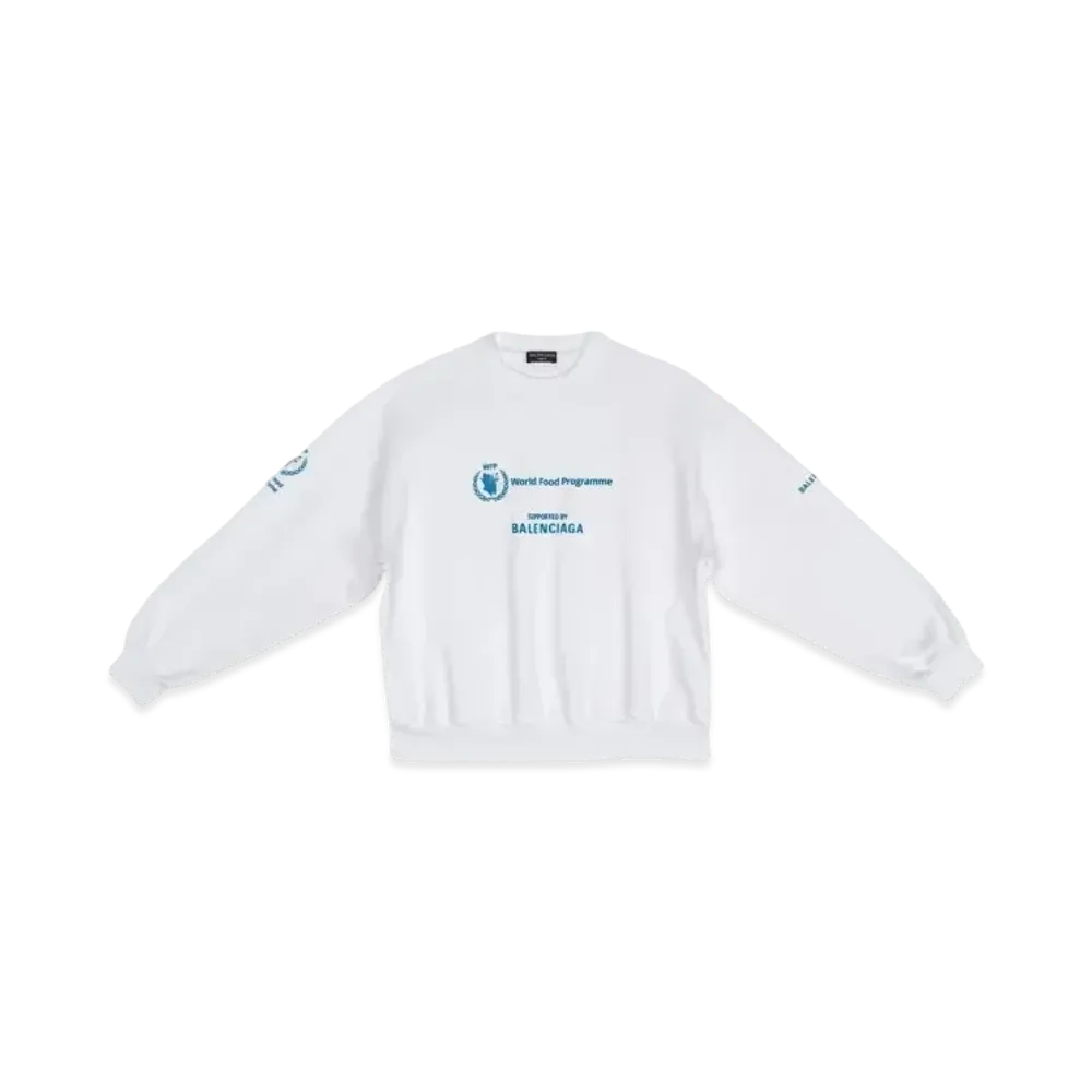 BALENCIAGA Wfp Regular Fit Sweatshirt "White"